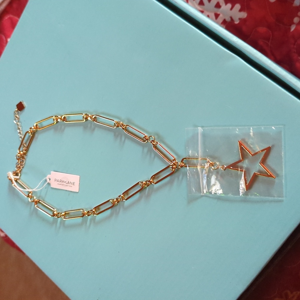 Bronco Necklace in Gold setting